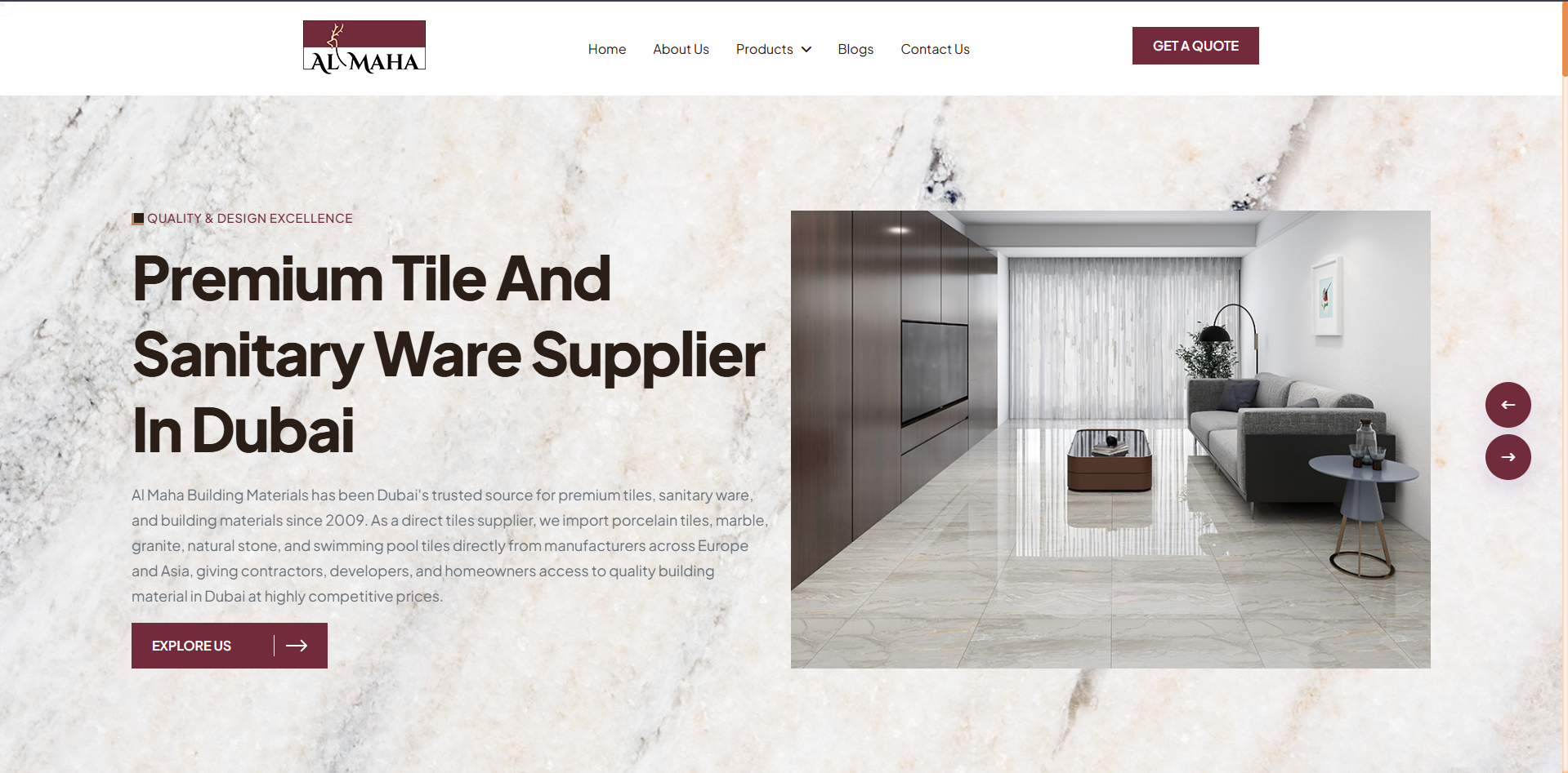 AL MAHA BUILDING MATERIALS